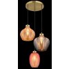 Jessica Suspension Luminaires Globo Lighting Or, 3 lumières