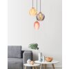 Jessica Suspension Luminaires Globo Lighting Or, 3 lumières