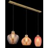 Jessica Suspension Luminaires Globo Lighting Or, 3 lumières