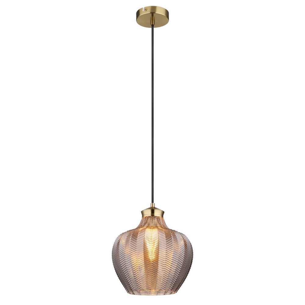 Jessica Suspension Luminaires Globo Lighting Or, 1 lumière main product photo