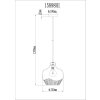 Jessica Suspension Luminaires Globo Lighting Or, 1 lumière