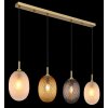 Devin Suspension Luminaires Globo Lighting Or, 4 lumières