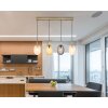 Devin Suspension Luminaires Globo Lighting Or, 4 lumières
