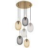 Devin Suspension Luminaires Globo Lighting Or, 6 lumières
