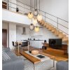 Devin Suspension Luminaires Globo Lighting Or, 6 lumières