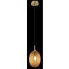 Devin Suspension Luminaires Globo Lighting Or, 1 lumière