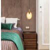 Devin Suspension Luminaires Globo Lighting Or, 1 lumière