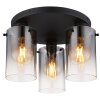 Florentina Plafonnier Luminaires Globo Lighting Noir, 3 lumières