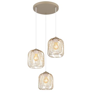 Dichti Suspension Luminaires Globo Lighting Sable, 3 lumières