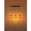 Dichti Suspension Luminaires Globo Lighting Noir, 3 lumières