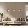 Dichti Suspension Luminaires Globo Lighting Noir, 3 lumières