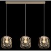 Dichti Suspension Luminaires Globo Lighting Sable, 3 lumières