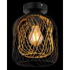 Dichti Plafonnier Luminaires Globo Lighting Noir, 1 lumière
