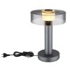 Grant Lampe à poser Luminaires Globo Lighting LED Gris, 1 lumière