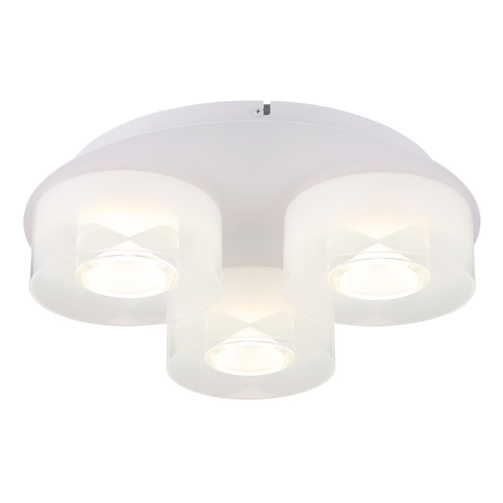 Belinda Plafonnier Luminaires Globo Lighting LED Blanc, 1 lumière main product photo