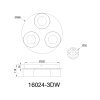 Belinda Plafonnier Luminaires Globo Lighting LED Blanc, 1 lumière