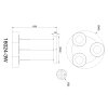 Belinda Suspension Luminaires Globo Lighting LED Blanc, 1 lumière