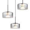 Belinda Suspension Luminaires Globo Lighting LED Noir, 1 lumière