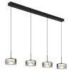 Belinda Suspension Luminaires Globo Lighting LED Noir, 1 lumière