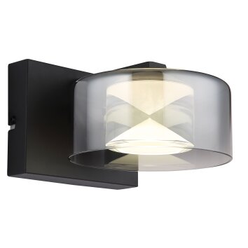 Belinda Applique murale Luminaires Globo Lighting LED Noir, 1 lumière