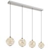 Virina Suspension Luminaires Globo Lighting LED Chrome, 1 lumière