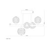 Virina Plafonnier Luminaires Globo Lighting LED Chrome, 1 lumière