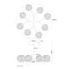 Virina Plafonnier Luminaires Globo Lighting LED Chrome, 1 lumière