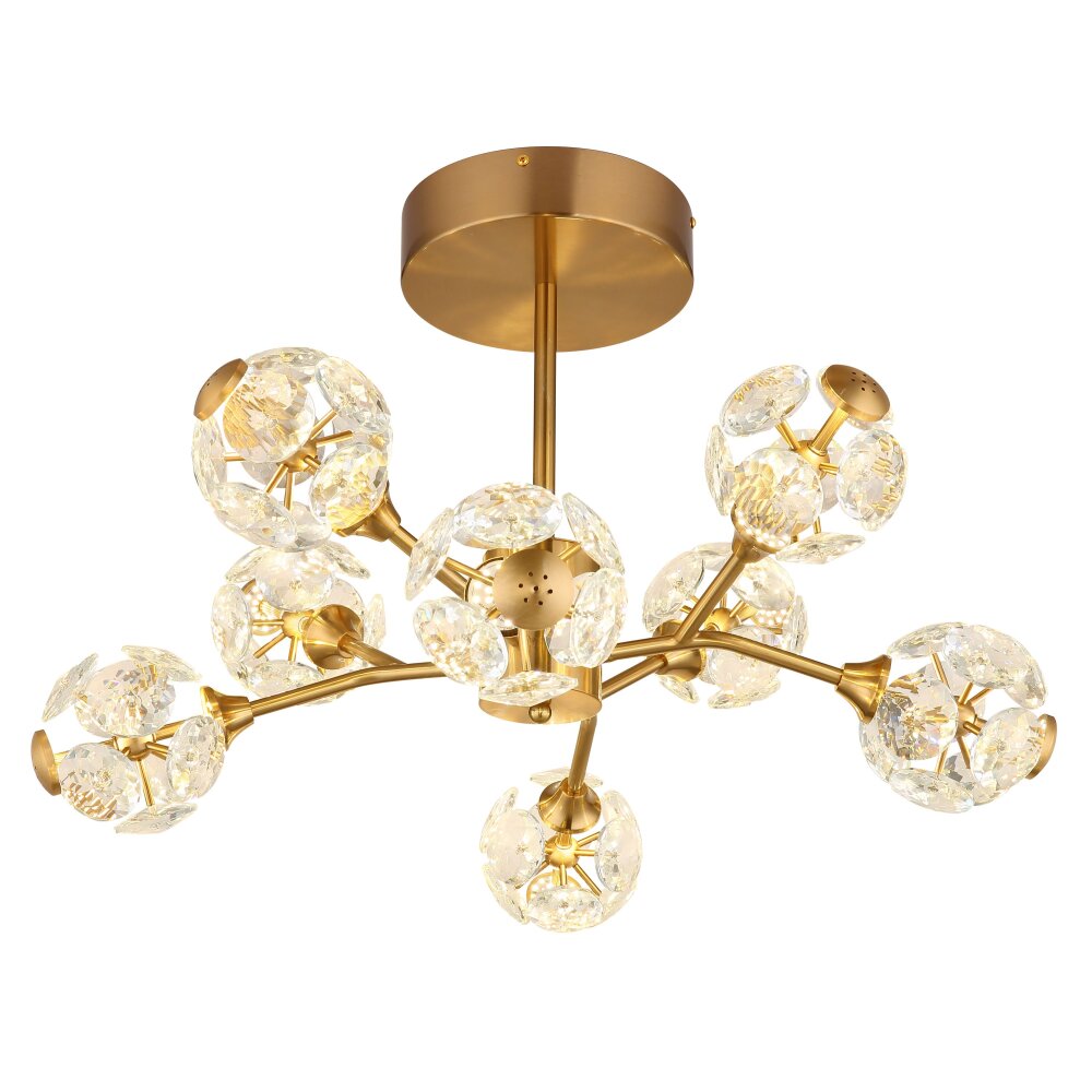 Virina Plafonnier Luminaires Globo Lighting LED Or, 1 lumière main product photo
