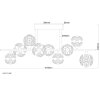 Virina Plafonnier Luminaires Globo Lighting LED Chrome, 1 lumière