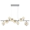 Virina Suspension Luminaires Globo Lighting LED Chrome, 1 lumière