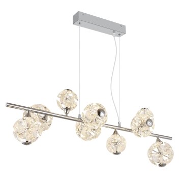 Virina Suspension Luminaires Globo Lighting LED Chrome, 1 lumière