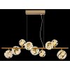 Virina Suspension Luminaires Globo Lighting LED Or, 1 lumière