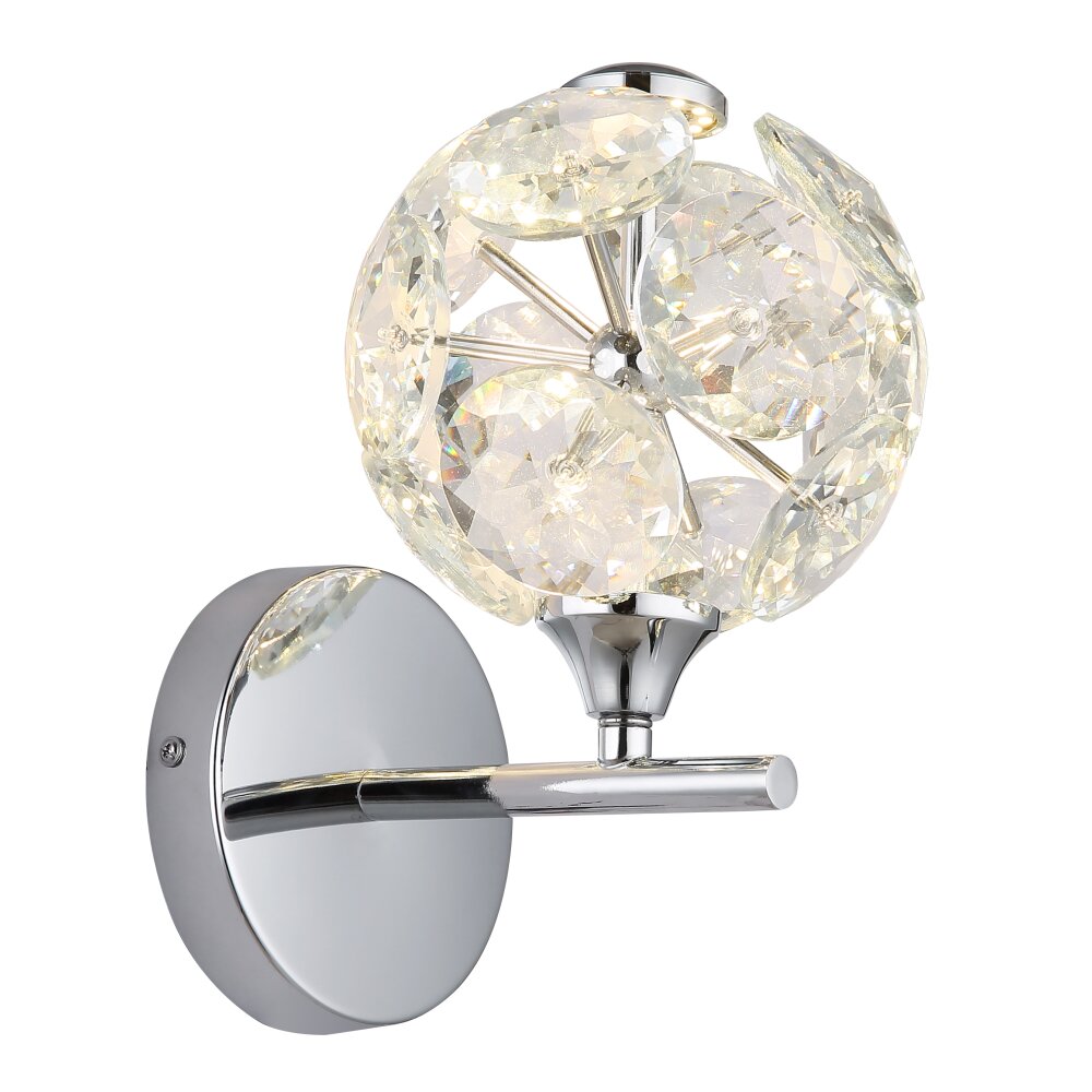 Virina Applique murale Luminaires Globo Lighting LED Chrome, 1 lumière main product photo