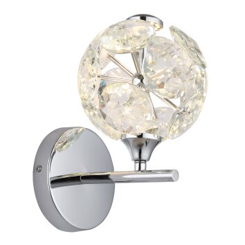 Virina Applique murale Luminaires Globo Lighting LED Chrome, 1 lumière