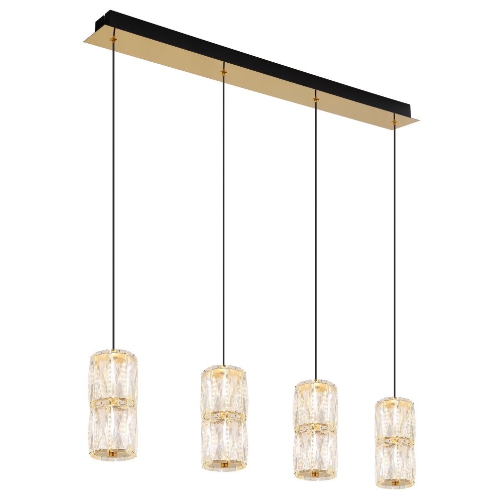 Stefanie Suspension Luminaires Globo Lighting LED Or, Noir, 1 lumière main product photo