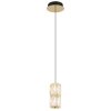 Stefanie Suspension Luminaires Globo Lighting LED Or, Noir, 1 lumière
