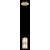 Stefanie Suspension Luminaires Globo Lighting LED Or, Noir, 1 lumière
