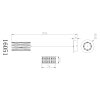 Stefanie Suspension Luminaires Globo Lighting LED Or, Noir, 1 lumière