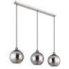 Lourdes Suspension Luminaires Globo Lighting Blanc, 3 lumières
