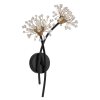 Fiore Applique murale Luminaires Globo Lighting Noir, 2 lumières