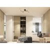 Fiore Plafonnier Luminaires Globo Lighting Noir, 6 lumières