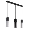 Annika Suspension Luminaires Globo Lighting Noir, 3 lumières