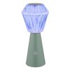 Polimi Lampe à poser Luminaires Globo Lighting LED Vert, 1 lumière, Changeur de couleurs