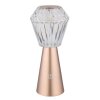 Polimi Lampe à poser Luminaires Globo Lighting LED Champagne, 1 lumière, Changeur de couleurs