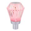 Polimi Lampe à poser Luminaires Globo Lighting LED Argenté, 1 lumière, Changeur de couleurs