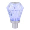 Polimi Lampe à poser Luminaires Globo Lighting LED Argenté, 1 lumière, Changeur de couleurs