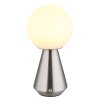 Sora Lampe à poser Luminaires Globo Lighting LED Nickel mat, 1 lumière
