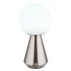 Sora Lampe à poser Luminaires Globo Lighting LED Nickel mat, 1 lumière