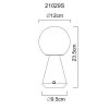 Sora Lampe à poser Luminaires Globo Lighting LED Noir, 1 lumière