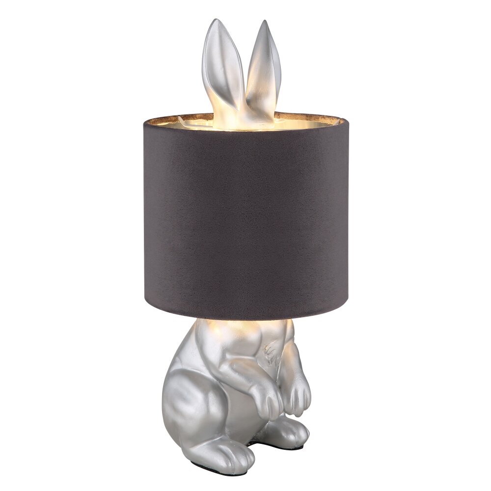 Rabbit Lampe à poser Luminaires Globo Lighting Argenté, 1 lumière main product photo